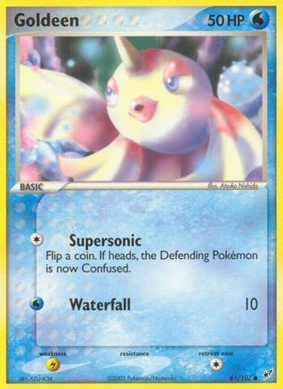 Goldeen (061/107) [Deoxys] Reverse Holofoil - Common