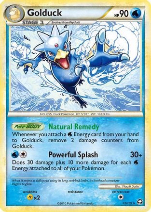 Golduck (22/102) [Triumphant] Reverse Holofoil - Rare
