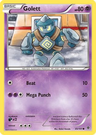 Golett (45/101) [Plasma Blast] Reverse Holofoil - Common