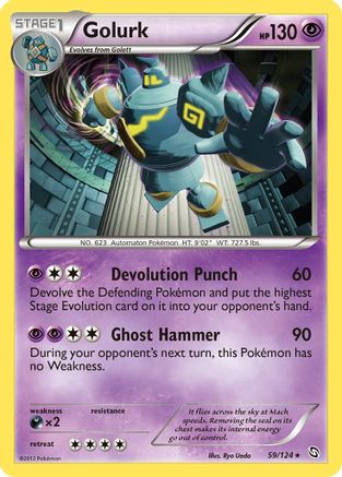 Golurk (59/124) [Dragons Exalted] Reverse Holofoil - Holo Rare
