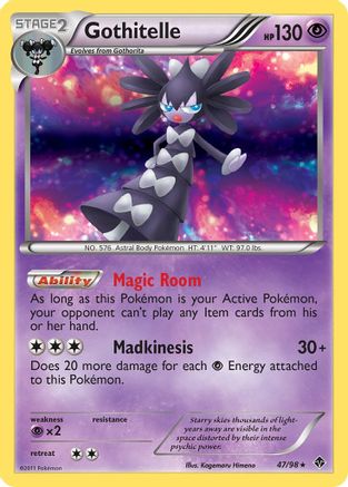 Gothitelle (047/98) [Emerging Powers] Holofoil - Holo Rare
