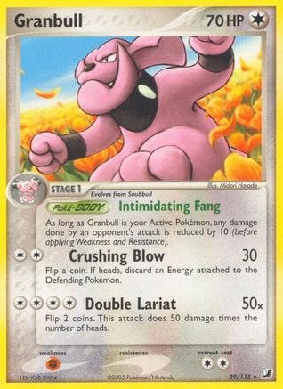 Granbull (39/115) [Unseen Forces] Reverse Holofoil - Uncommon