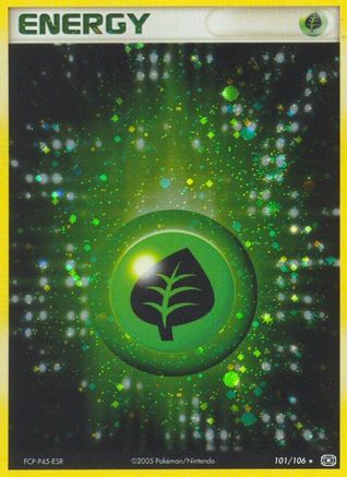 Grass Energy (101/106) [Emerald] - Holo Rare
