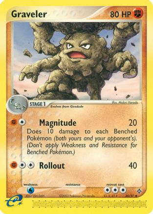 Graveler (30/097) [Dragon] - Uncommon