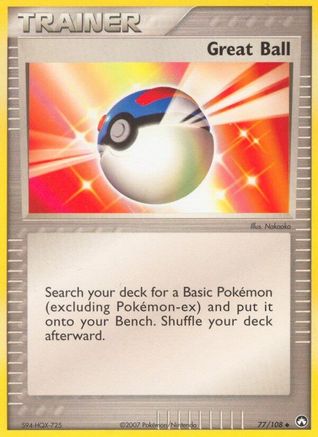 Great Ball (77/108) [Power Keepers] Reverse Holofoil - Uncommon