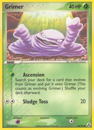 Grimer (054/92) [Legend Maker] Reverse Holofoil - Common