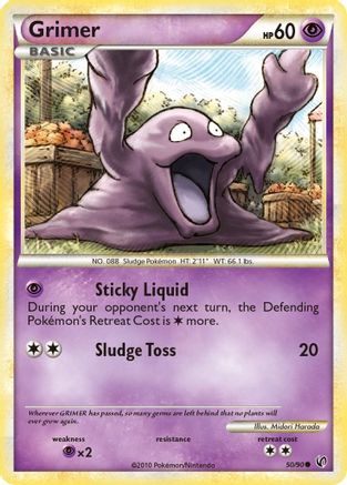 Grimer (50/90) [Undaunted] Reverse Holofoil - Common
