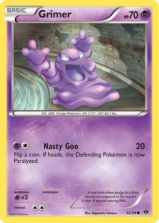 Grimer (52/99) [Next Destinies] Reverse Holofoil - Common
