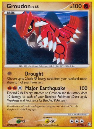 Groudon (29/146) [Legends Awakened] - Rare