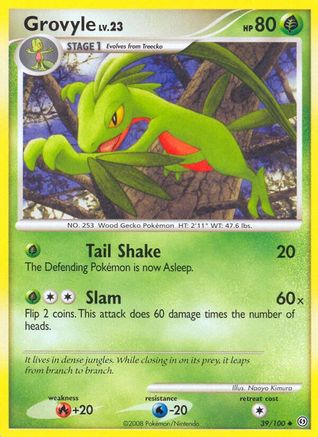 Grovyle (39/100) [Stormfront] Reverse Holofoil - Uncommon