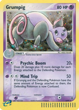 Grumpig (6/97) [Dragon] Holofoil - Holo Rare