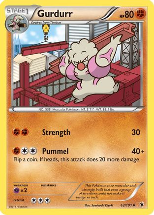Gurdurr (63/101) [Noble Victories] Reverse Holofoil - Uncommon