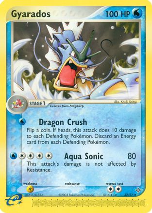 Gyarados (32/97) [Dragon] Reverse Holofoil - Uncommon