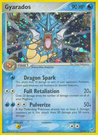 Gyarados (8/107) [Deoxys] Reverse Holofoil - Holo Rare