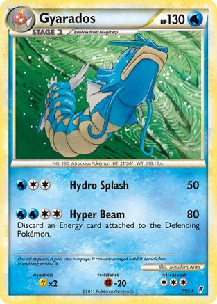 Gyarados (7/95) [Call of Legends] Reverse Holofoil - Holo Rare