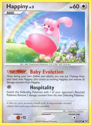 Happiny (076/127) [Platinum] Reverse Holofoil - Common