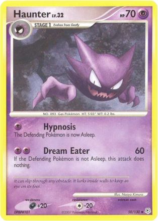 Haunter (050/130) [Diamond and Pearl] Reverse Holofoil - Uncommon