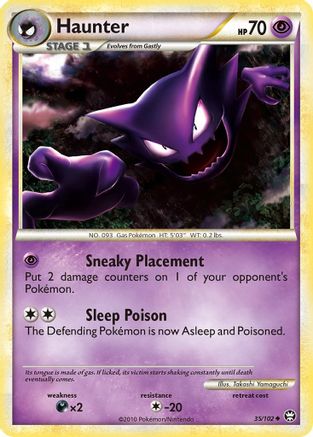 Haunter (035/102) [Triumphant] Reverse Holofoil - Uncommon