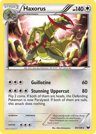 Haxorus (89/108) [Dark Explorers] Holofoil - Holo Rare