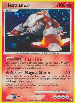 Heatran (6/146) [Legends Awakened] Reverse Holofoil - Holo Rare