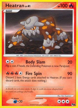 Heatran (001/17) [POP Series 8] Holofoil - Rare