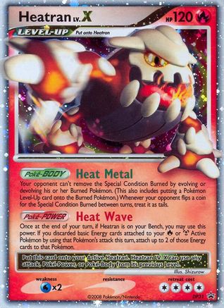 Heatran LV.X - DP31 (DP31/56) [Diamond and Pearl Promos] Holofoil - Promo