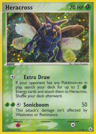 Heracross (007/101) [Hidden Legends] Reverse Holofoil - Holo Rare