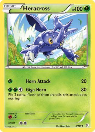 Heracross (8/149) [Boundaries Crossed] - Uncommon