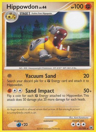 Hippowdon (21/100) [Majestic Dawn] - Rare
