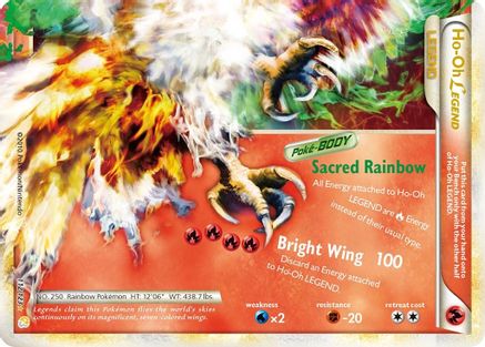 Ho-Oh Legend (Bottom) (112/123) [HeartGold SoulSilver] Holofoil - Ultra Rare