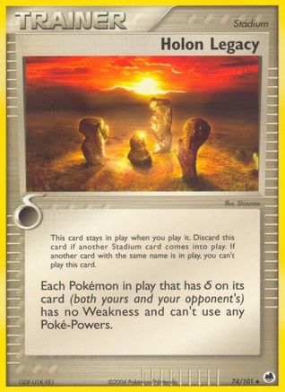 Holon Legacy (74/101) [Dragon Frontiers] Reverse Holofoil - Uncommon