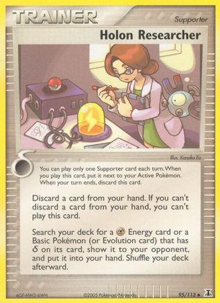 Holon Researcher (095/113) [Delta Species] Reverse Holofoil - Uncommon