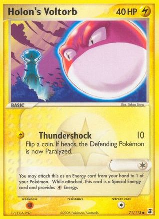 Holon's Voltorb (071/113) [Delta Species] Reverse Holofoil - Common