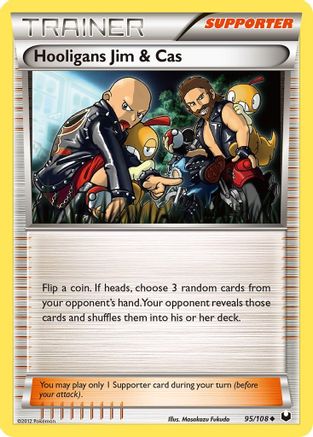 Hooligans Jim & Cas (95/108) [Dark Explorers] - Uncommon