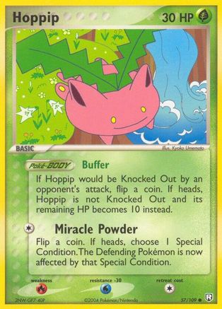 Hoppip (057/109) [Team Rocket Returns] Reverse Holofoil - Common