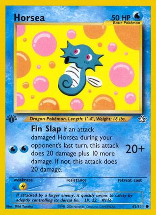 Horsea (062/111) [Neo Genesis] 1st Edition - Common