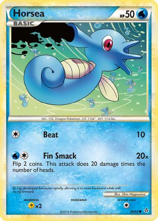 Horsea (49/95) [Unleashed] Reverse Holofoil - Common