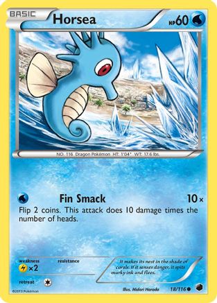 Horsea (18/116) [Plasma Freeze] Reverse Holofoil - Common