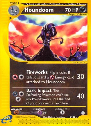 Houndoom (15/147) [Aquapolis] - Rare