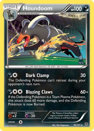 Houndoom (56/101) [Plasma Blast] Holofoil - Holo Rare