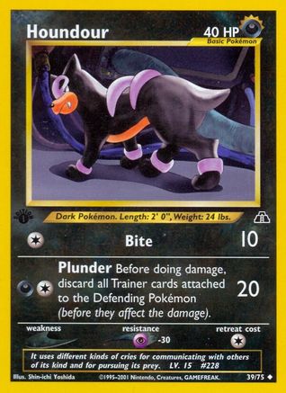 Houndour (039/75) [Neo Discovery] 1st Edition - Uncommon
