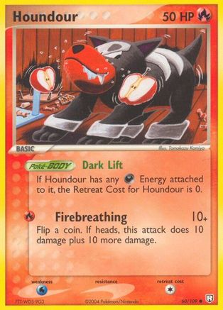 Houndour (060/109) [Team Rocket Returns] Reverse Holofoil - Common