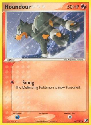 Houndour (60/115) [Unseen Forces] Reverse Holofoil - Common
