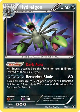 Hydreigon (103/99) [Next Destinies] Holofoil - Secret Rare