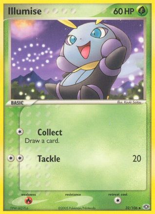 Illumise (32/106) [Emerald] Reverse Holofoil - Uncommon