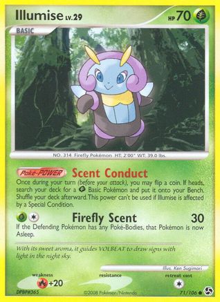 Illumise (71/106) [Great Encounters] Reverse Holofoil - Common