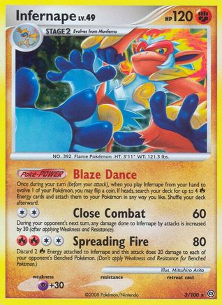 Infernape (3/100) [Stormfront] Holofoil - Holo Rare