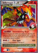 Infernape E4 Lv.X (108/111) [Rising Rivals] Holofoil - Ultra Rare
