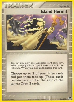 Island Hermit (76/101) [Dragon Frontiers] Reverse Holofoil - Uncommon