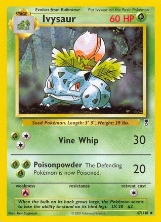 Ivysaur (47/110) [Legendary Collection] Reverse Holofoil - Uncommon